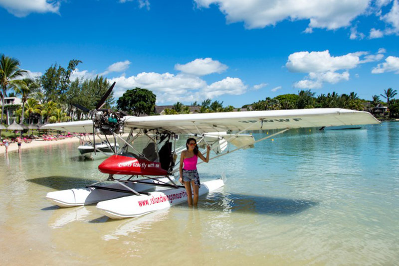 seaplane tours mauritius